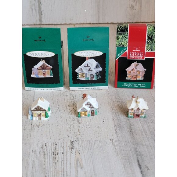 Hallmark old English Village miniature‎ mill ornament Xmas accessory - Picture 1 of 6